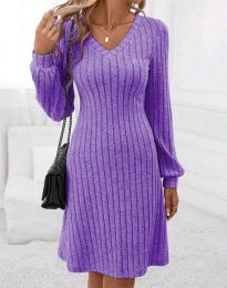 Obleka - koda 32677 - vijolična