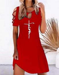 Obleka - koda 3817 - 2 - rdeča