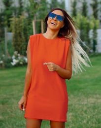 Obleka - koda 3266 - 3 - oranžna