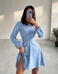 Obleka - koda 00233 - 3 - svetlo modra