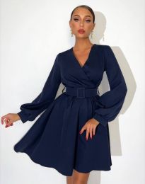 Obleka - koda 61016 - 1 - temno modra