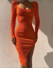 Obleka - koda 1065 - oranžna