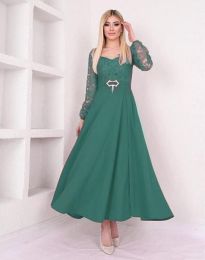 Obleka - koda 22833 - 4 - zelená