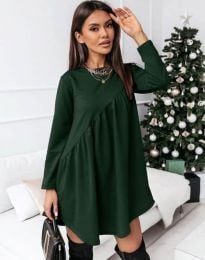 Obleka - koda 5234 - 3 - temno zelena
