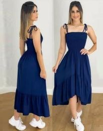 Obleka - koda 90522 - 1 - modra