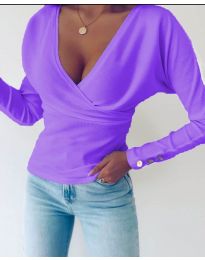 Bluza - koda 8488 - 8 - vijolična