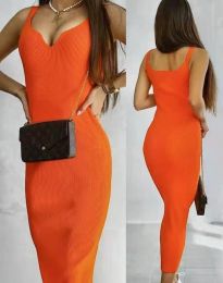 Obleka - koda 7480 - oranžna