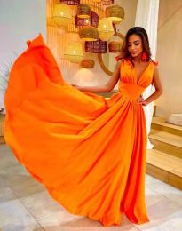 Obleka - koda 0728 - oranžna