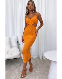 Obleka - koda 111938 - oranžna