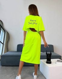 Obleka - koda 55033 - 1 - neo rumena
